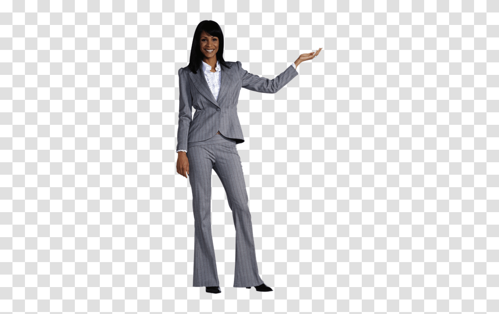 Woman Standing The Psychic Coach The Psychic Coach, Suit, Overcoat, Person Transparent Png