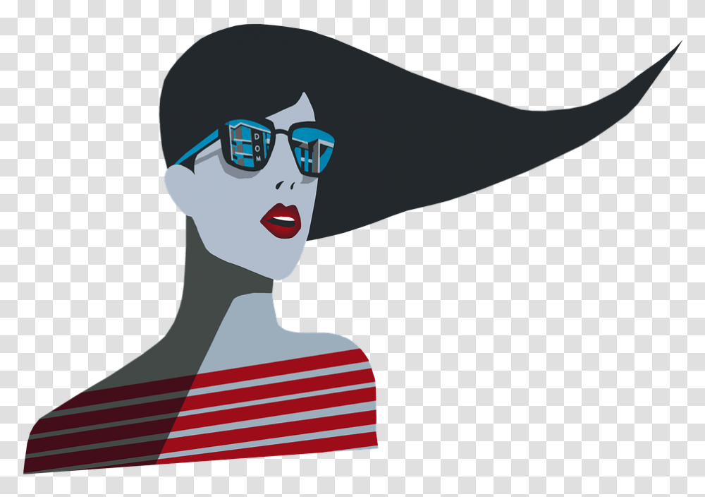 Woman Street Art Art Girl Stylish Sunglasses Art Girl, Costume, Accessories, Goggles Transparent Png