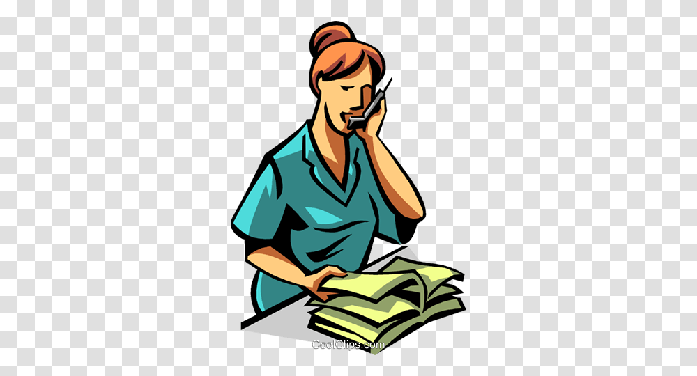 Woman Talking On A Phone Royalty Free Vector Clip Art Illustration, Electronics, Texting, Mobile Phone, Hand-Held Computer Transparent Png