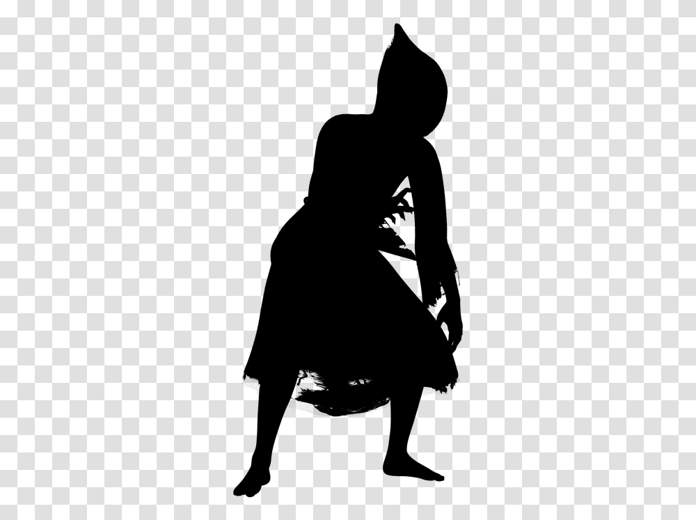 Woman The Witch Silhouette Walpurgis Magic Batman Silhouette, Gray, World Of Warcraft Transparent Png