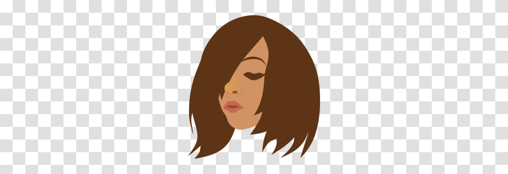Woman Typing On Computer Clipart, Head, Face, Hair, Haircut Transparent Png