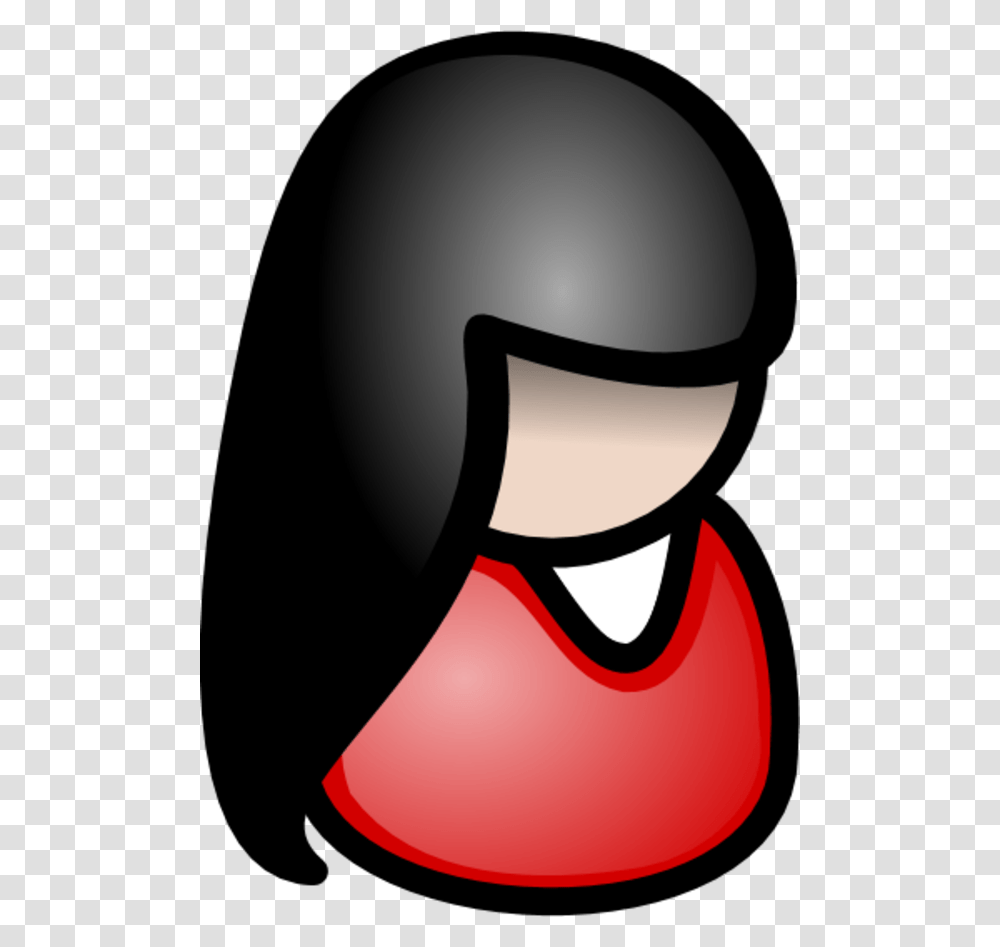 Woman User Female Icon Persona Roja, Apparel, Lamp, Helmet Transparent Png