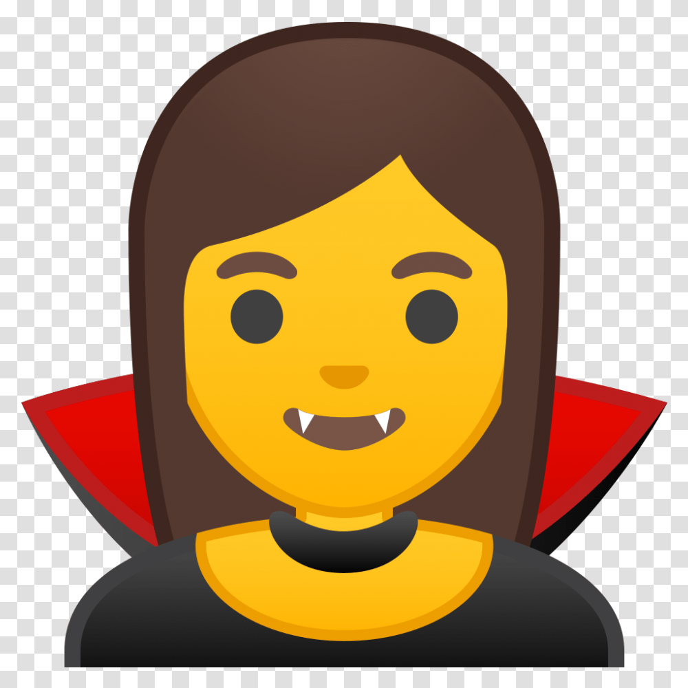 Woman Vampire Icon Dracula Emoji, Apparel, Label Transparent Png