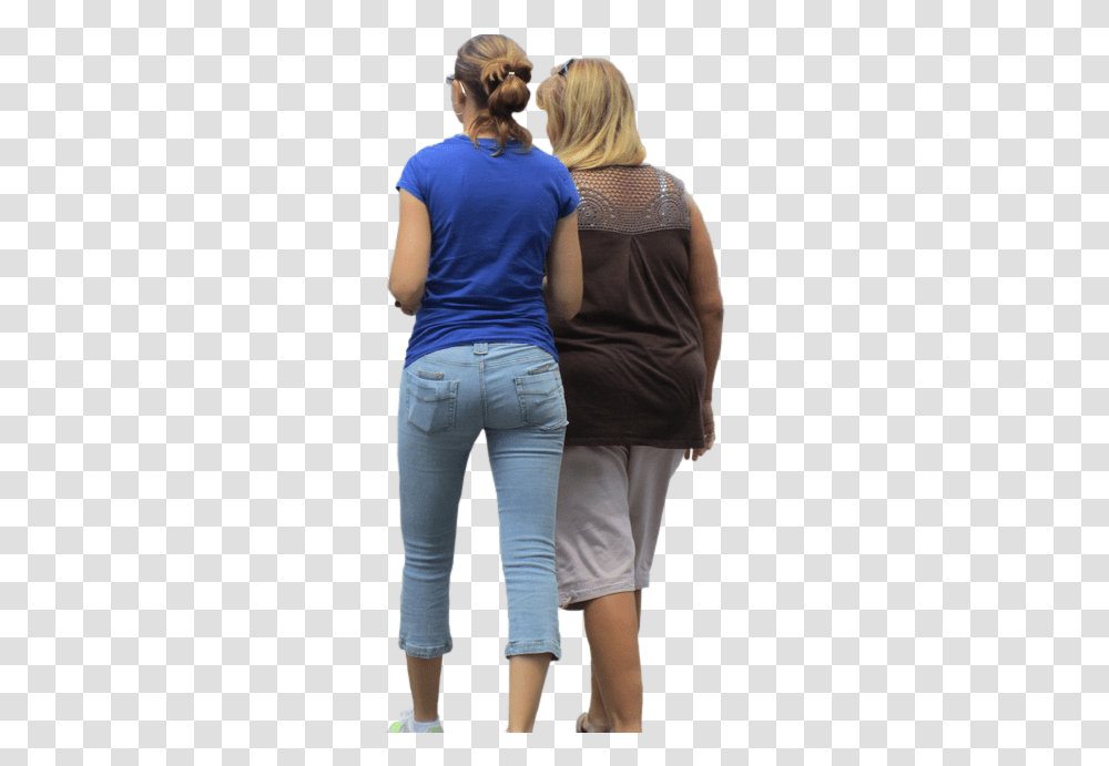 Woman Walking Away Download Walking People Free, Pants, Clothing, Apparel, Person Transparent Png