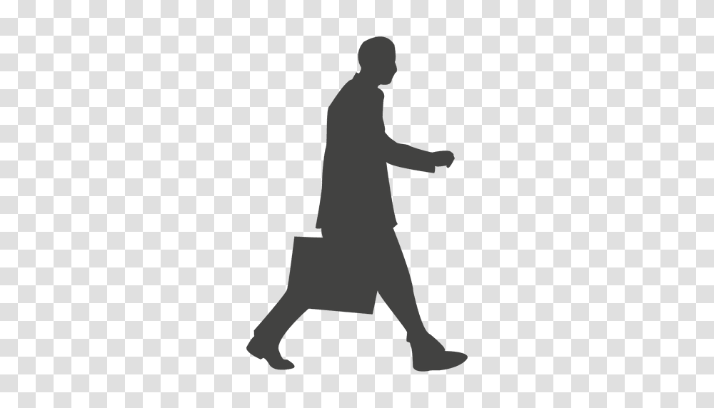 Woman Walking Fast Silhouette, Person, Standing, Kneeling, Hand Transparent Png