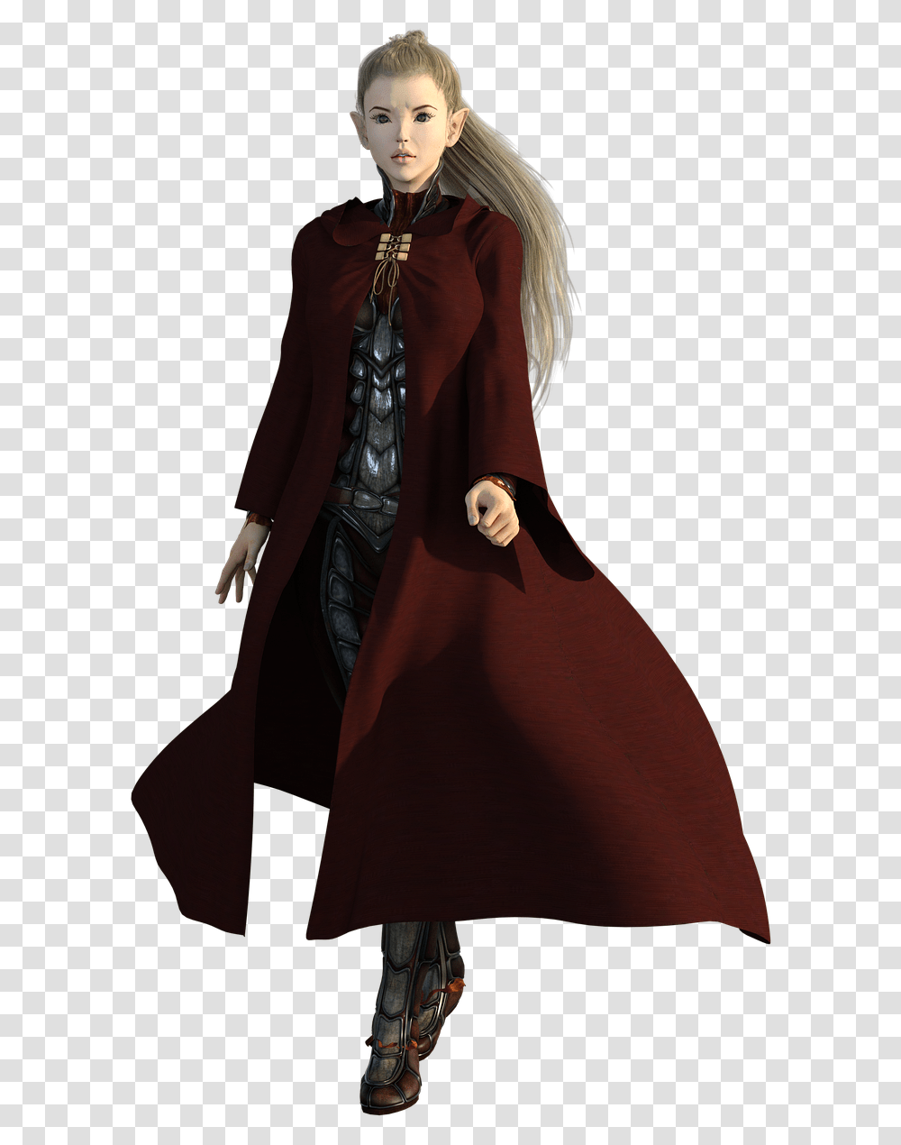 Woman Walking Forward, Overcoat, Person, Long Sleeve Transparent Png