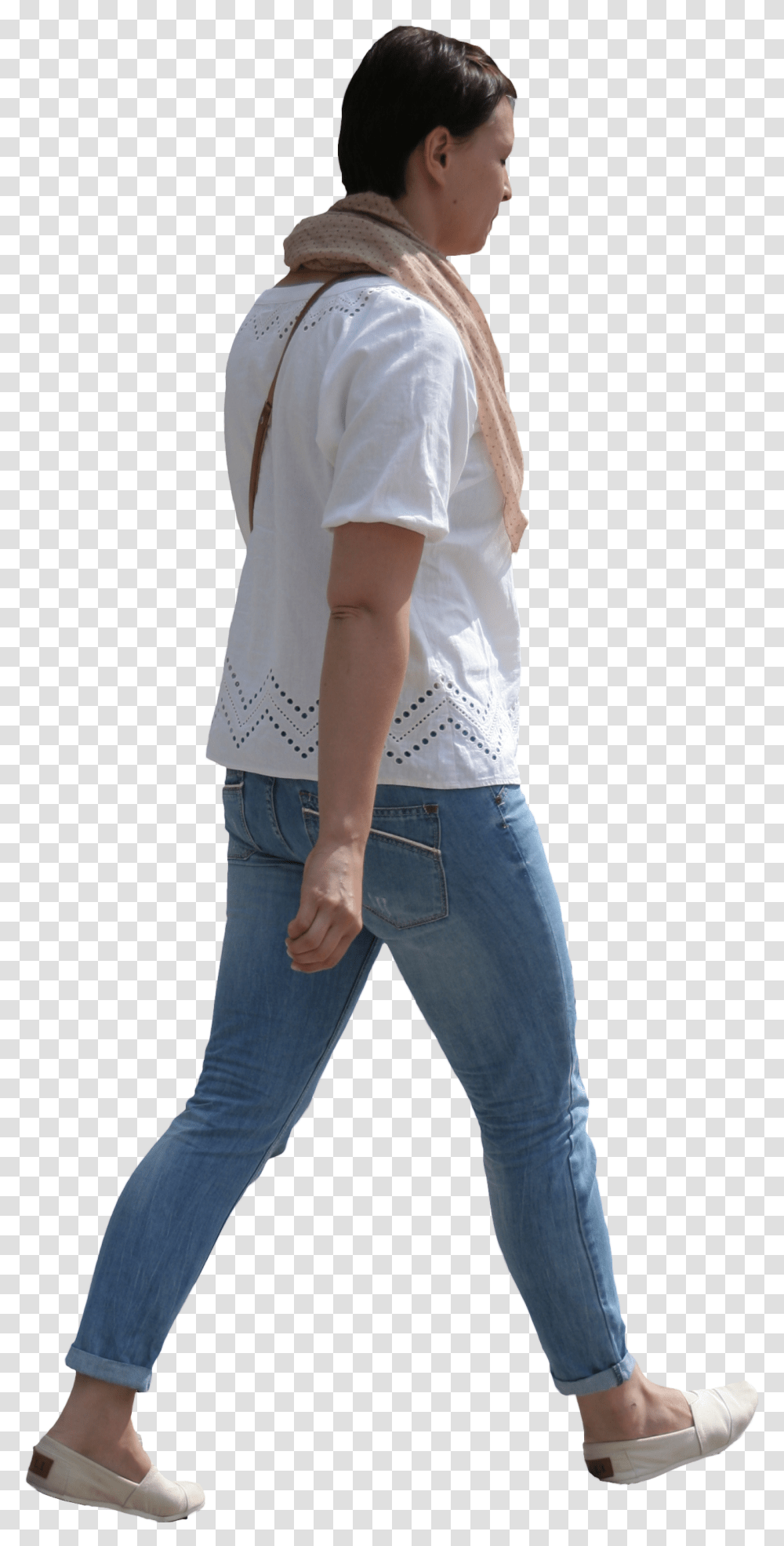 Woman Walking People, Pants, Person, Sleeve Transparent Png