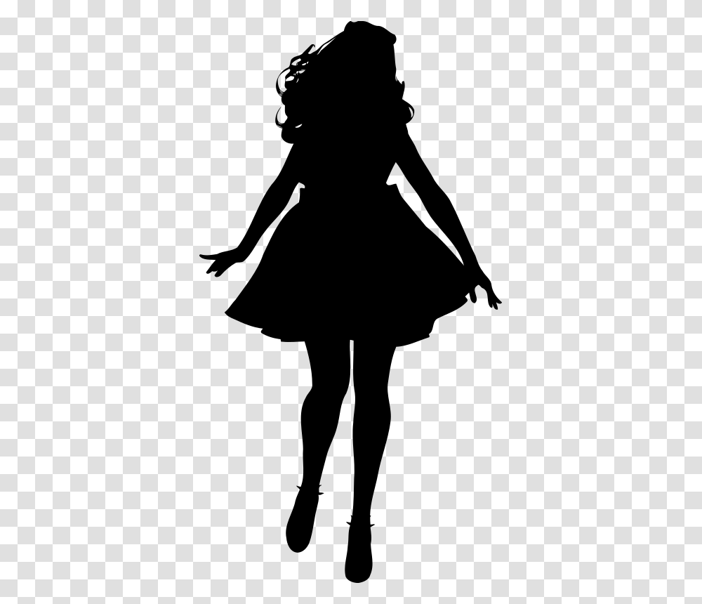 Woman Walking Silhouette, Gray, World Of Warcraft Transparent Png