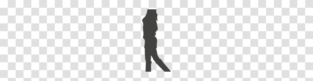 Woman Walking Silhouette Image, Face, Photography, Arrow Transparent Png