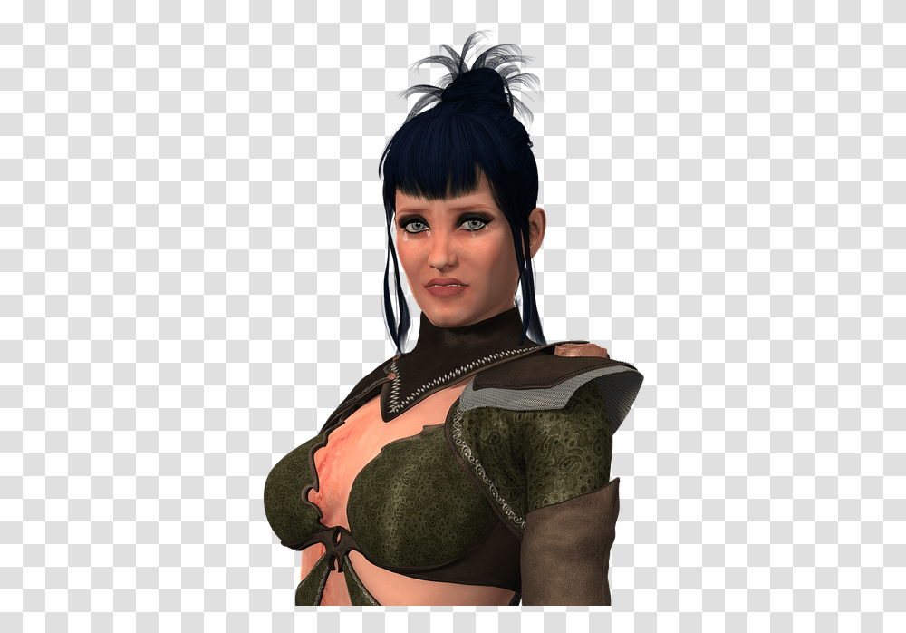 Woman Warrior Wounded Amazone Heroine Fantasy Wounded Warrior Fantasy Woman, Face, Person, Portrait Transparent Png