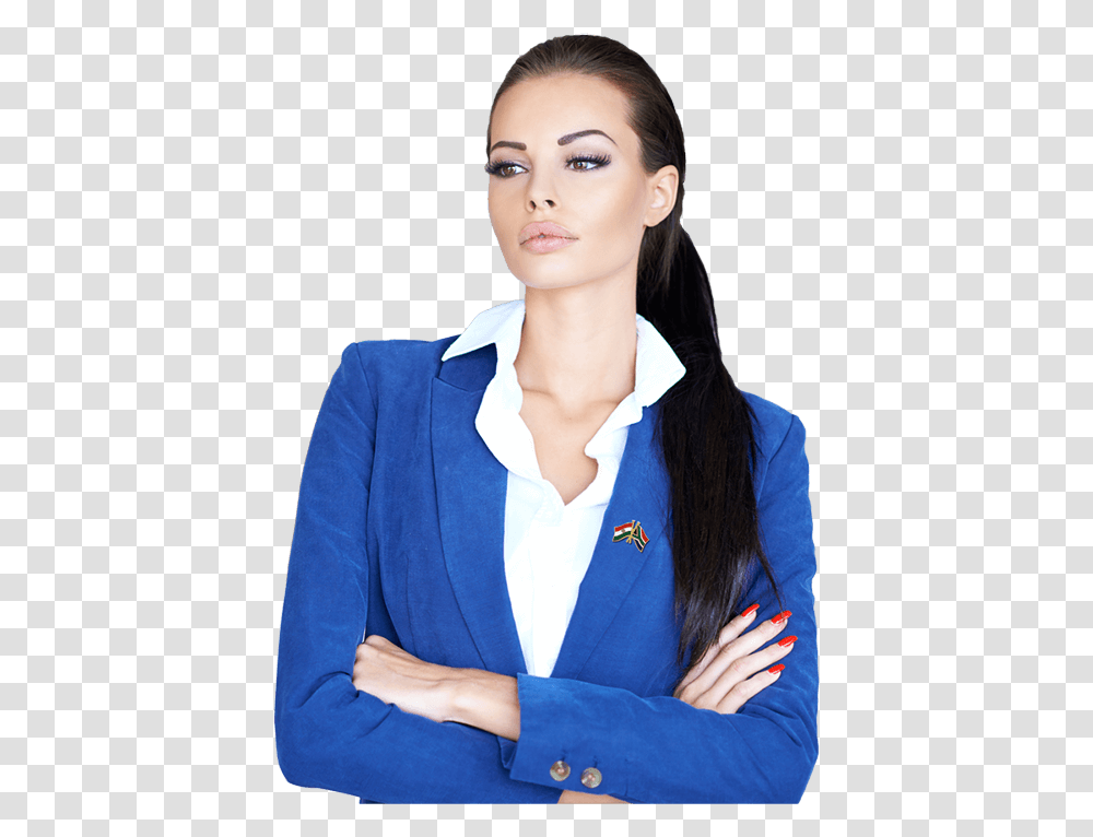 Woman Wearing India And South Africa Flag Lapel Pin Girl, Person, Sleeve, Female Transparent Png