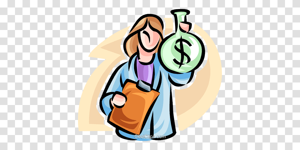 Woman With A Bag Of Money Royalty Free Vector Clip Art, Dynamite, Bomb, Weapon, Weaponry Transparent Png