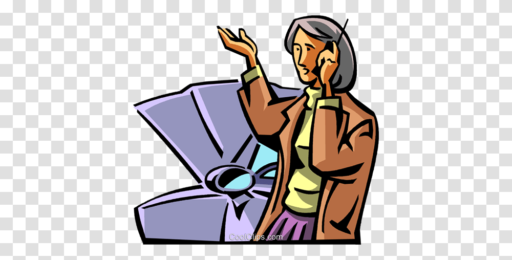 Woman With Car Trouble Royalty Free Vector Clip Art Illustration, Book, Comics, Dynamite, Outdoors Transparent Png