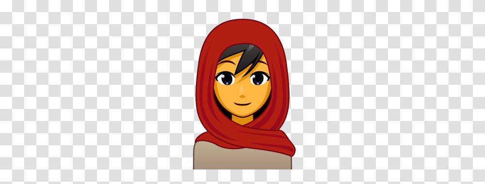 Woman With Head Scarf Emojidex, Apparel, Stole Transparent Png