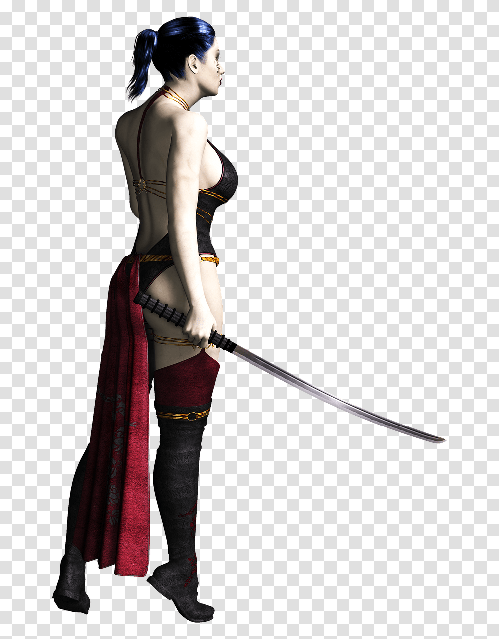 Woman With Sword Clip Arts Woman With Sword, Person, Blade, Weapon Transparent Png