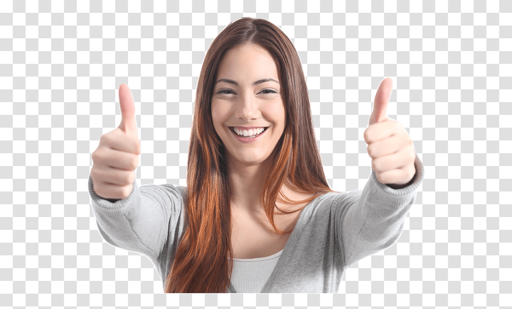 Woman With Thumbs Up, Person, Finger, Human Transparent Png