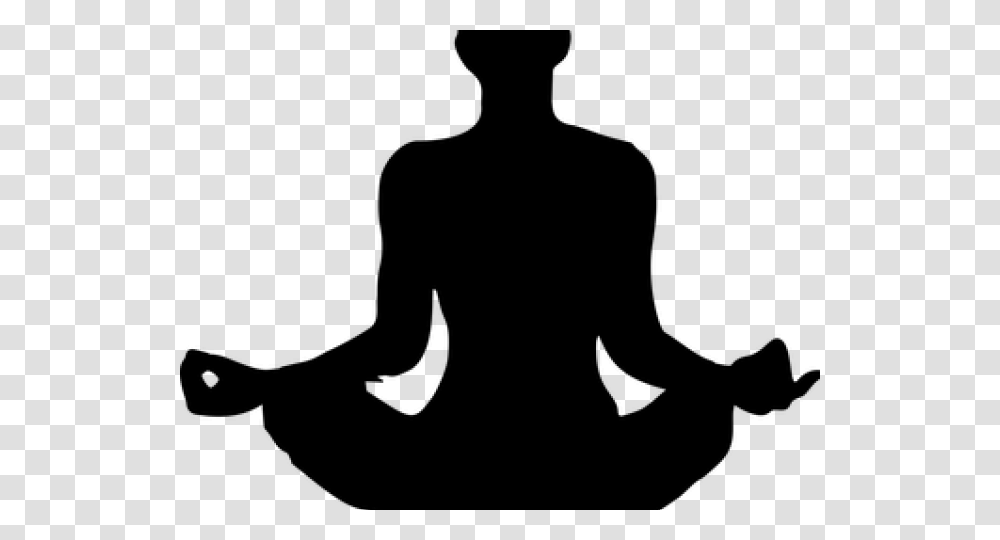 Woman Yoga Silhouette, Gray, World Of Warcraft Transparent Png