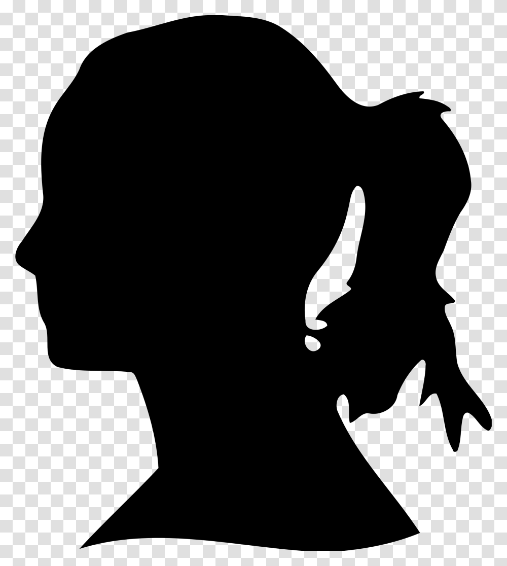 Womans Head Silhouette Icons, Gray, World Of Warcraft Transparent Png
