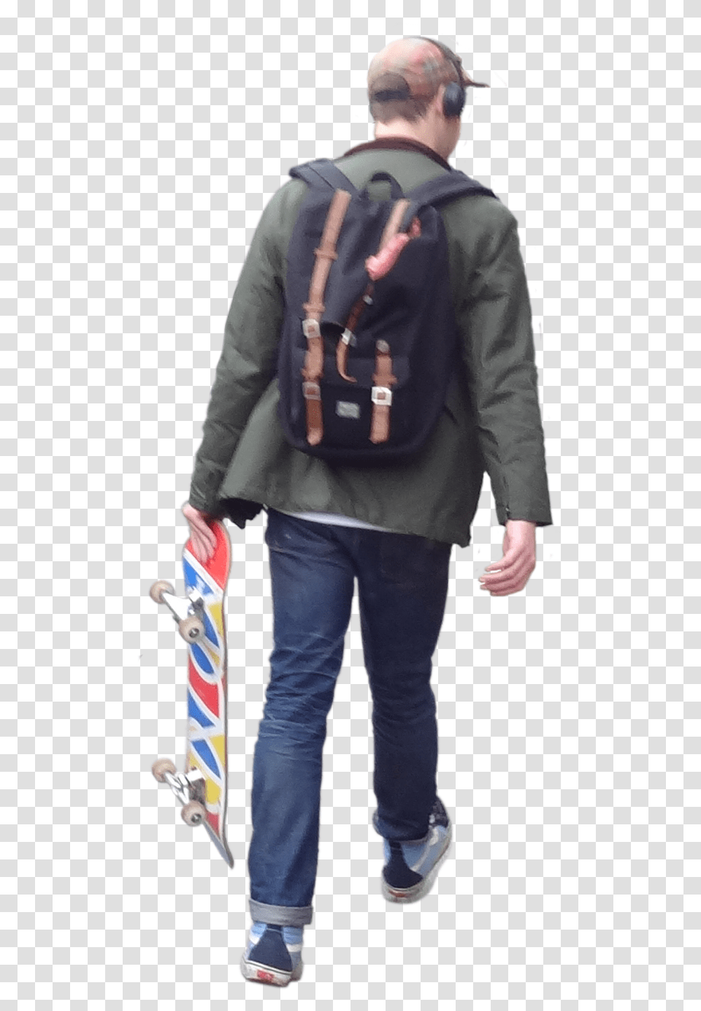 Womansitting Mansitting Jugglers Oldmanshopping Manstanding Skateboard Deck, Person, Coat, Sleeve Transparent Png