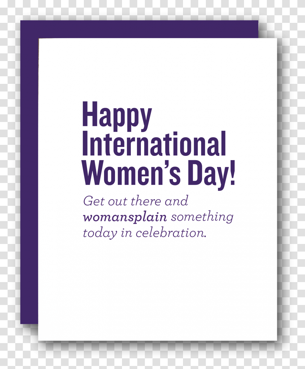 Womansplain To Celebrate International Women's Day, Advertisement, Flyer, Poster Transparent Png