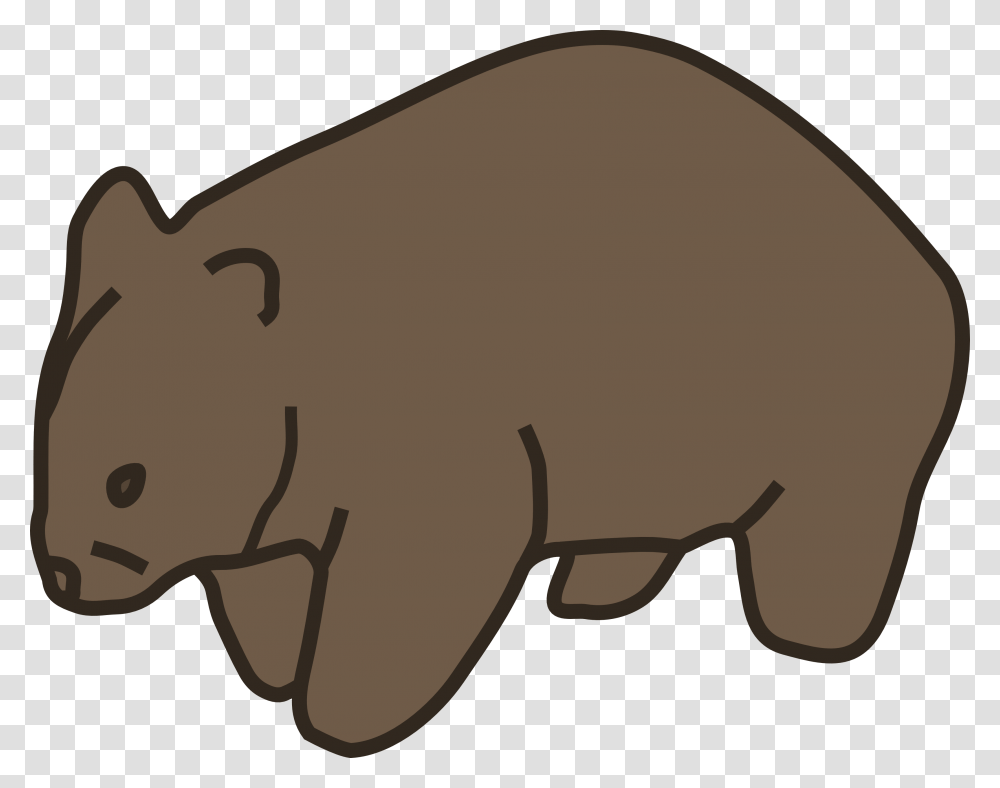 Wombat Clip Art Free, Mammal, Animal, Wildlife, Sunglasses Transparent Png