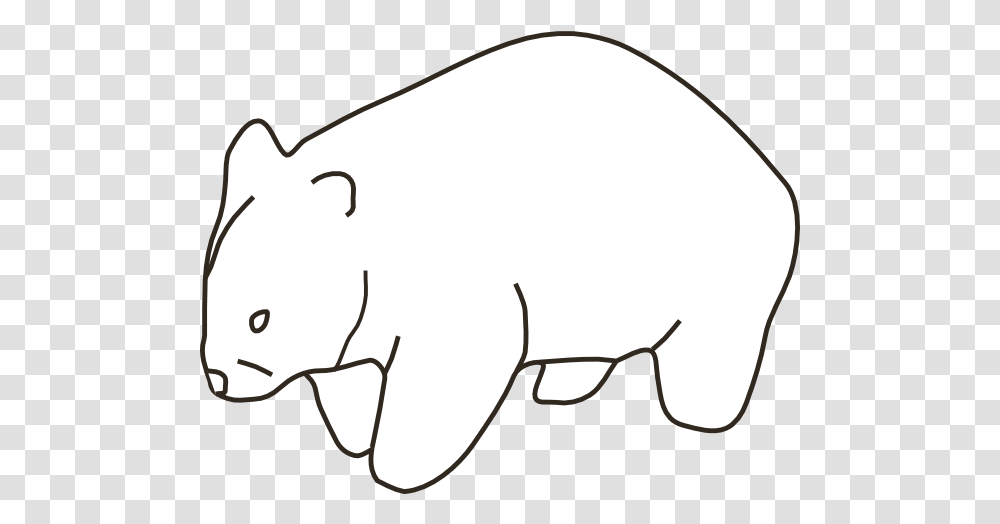 Wombat Outline Animal Figure, Sunglasses, Accessories, Accessory, Mammal Transparent Png