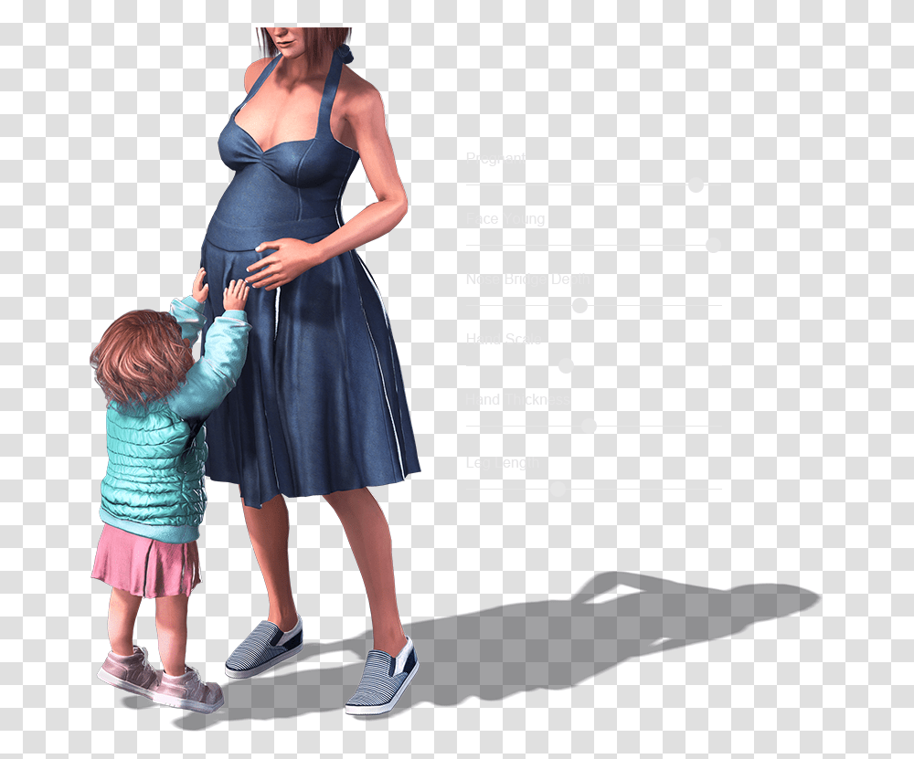 Women Clothes Character Creator 3 Pregnant, Person, Shoe, Footwear Transparent Png