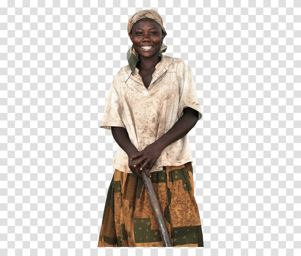 Women Farming First Poor Africa People, Clothing, Home Decor, Person, Linen Transparent Png