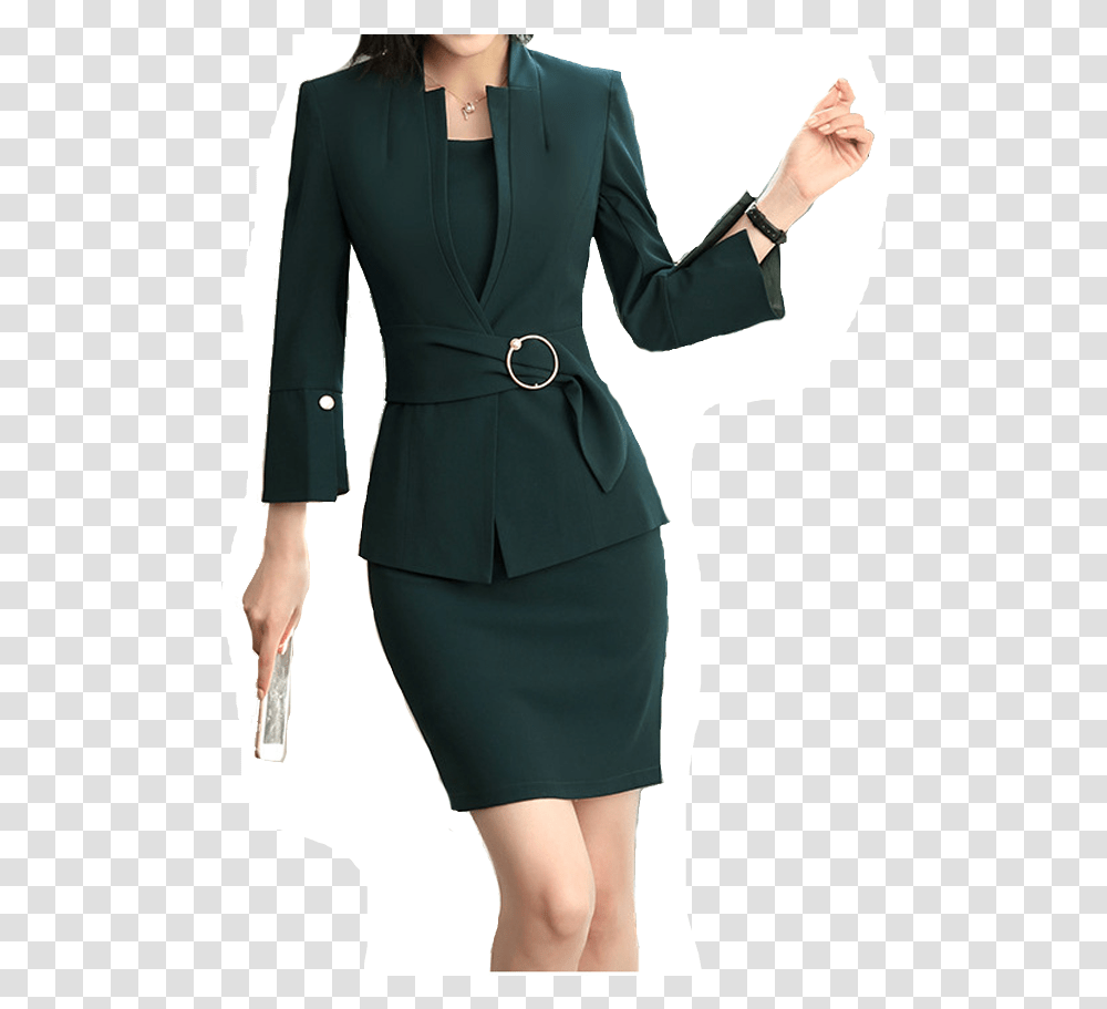 Women Formal Dress, Suit, Overcoat, Female Transparent Png