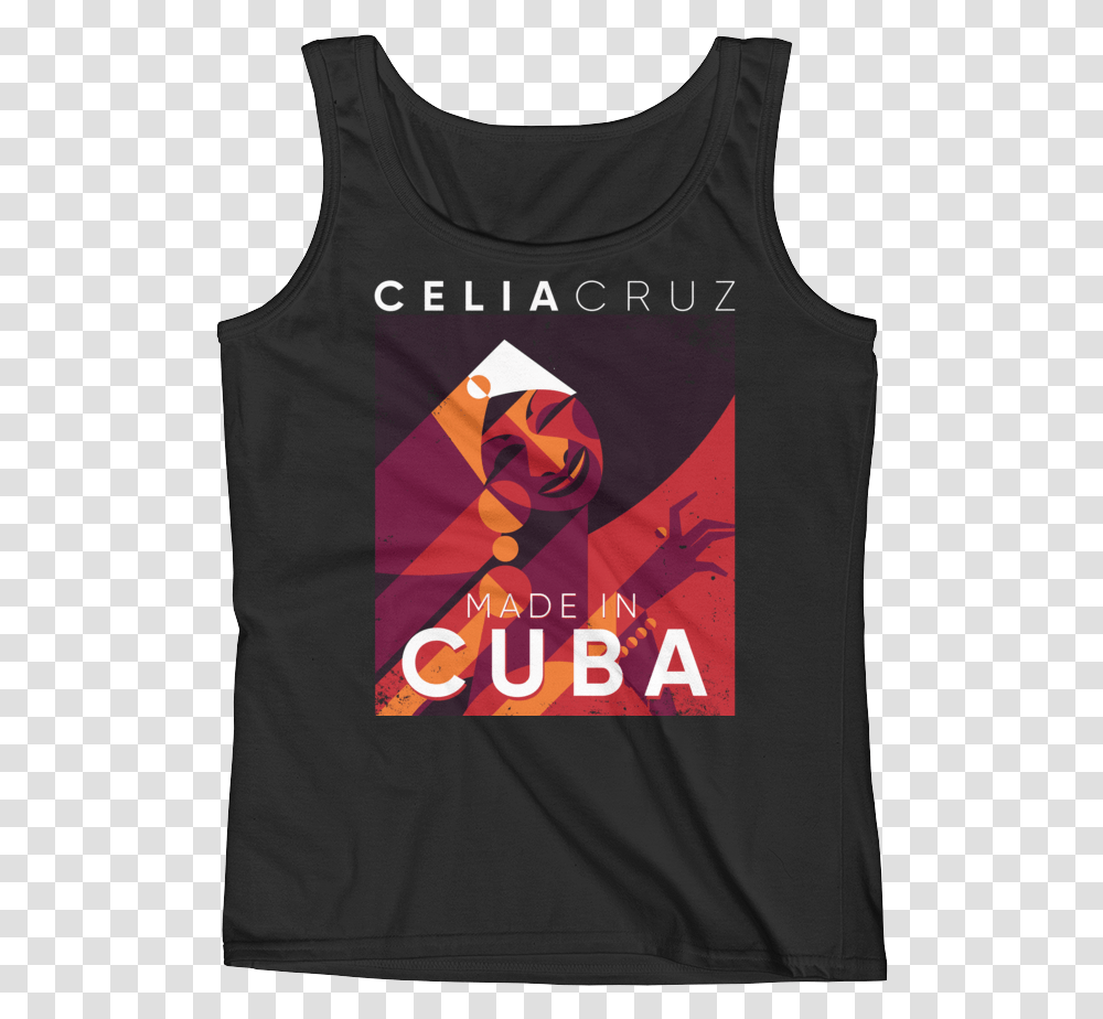 Women Graphic Tank Made In Cuba Sleeveless Shirt, Apparel, Undershirt, Tank Top Transparent Png