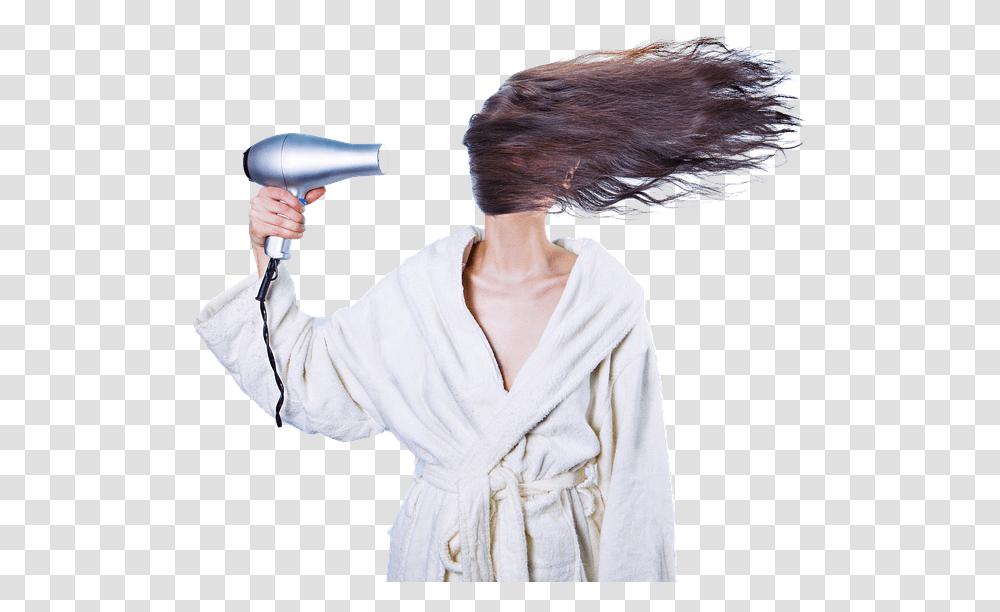 Women Hair Dryer Hair Lady People, Blow Dryer, Appliance, Hair Drier, Person Transparent Png