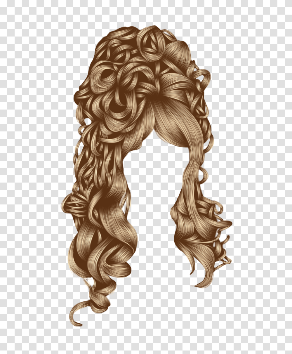 Women Hair Image, Wig, Wood Transparent Png
