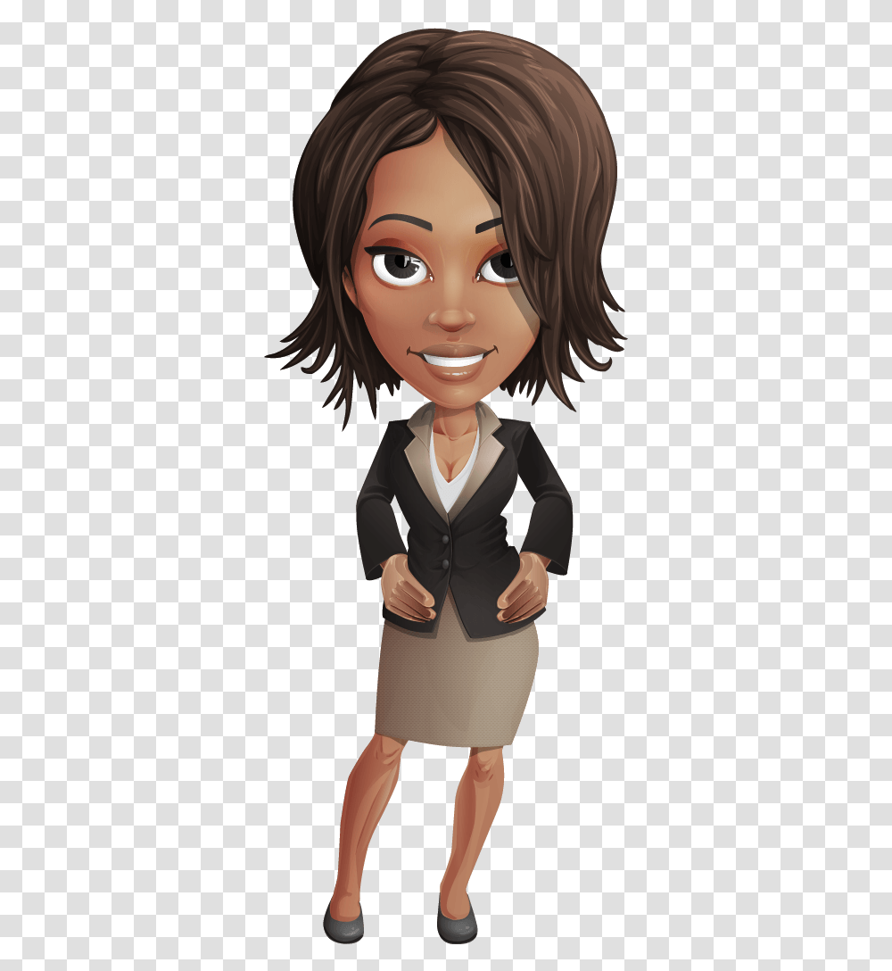 Women In Animation Logo Kim The Office Lady, Apparel, Doll, Toy Transparent Png