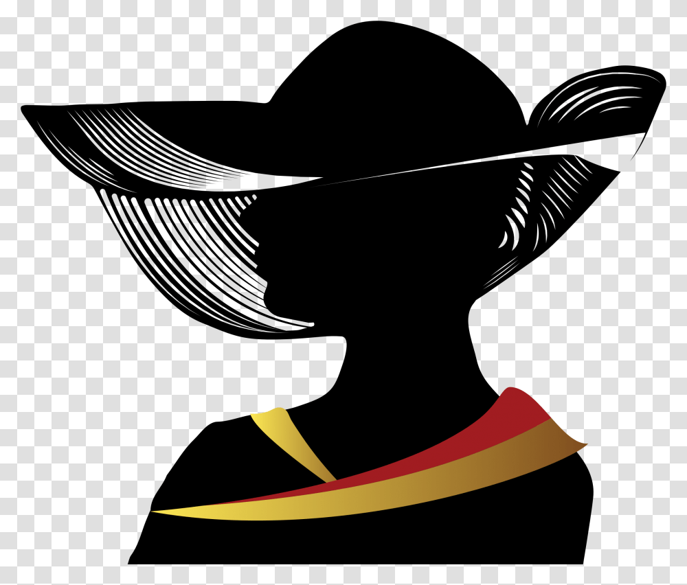 Women In Hats Silhouette, Plant, Apparel, Rowboat Transparent Png