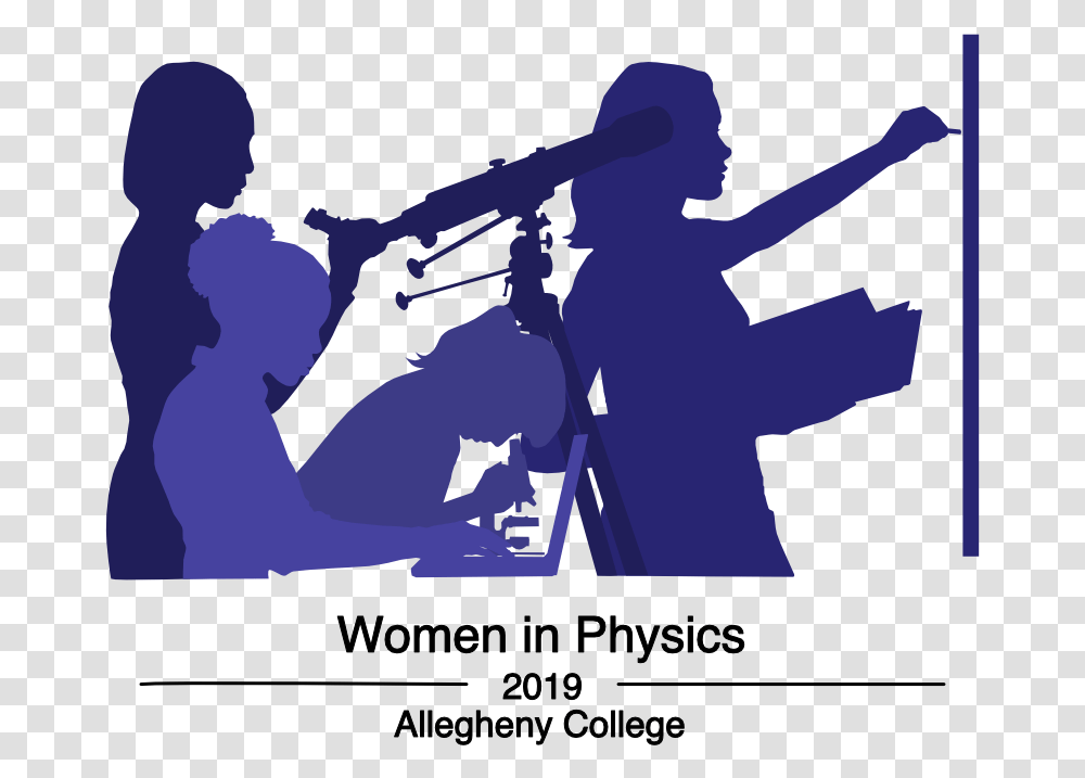 Women In Physics 2019 Allegheny College Poster, Person, Musician, Musical Instrument, Leisure Activities Transparent Png