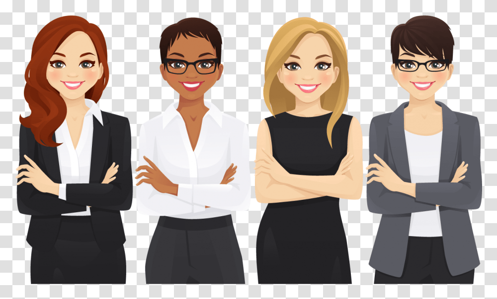 Women Influencers Marketing Operations Illustration, Person, Female, Woman Transparent Png
