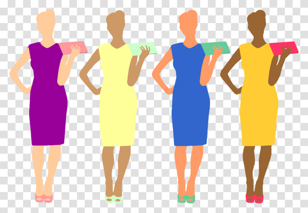 Women Of Color Stem Conference July Host Committee Lunch, Dress, Apparel, Person Transparent Png