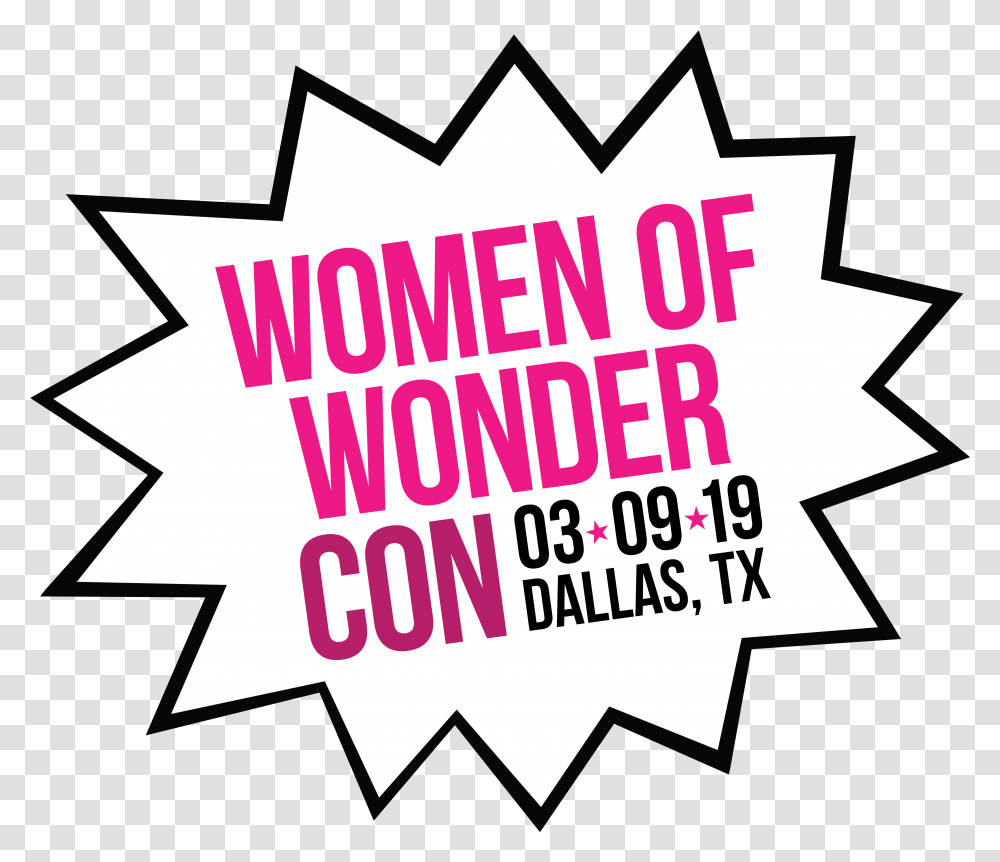 Women Of Wonder Con 2019 Dot, Text, Symbol, Graphics, Art Transparent Png