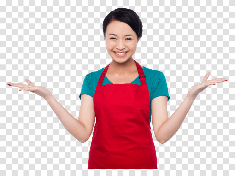Women Pointing Both Sides Stock Photography Transparent Png