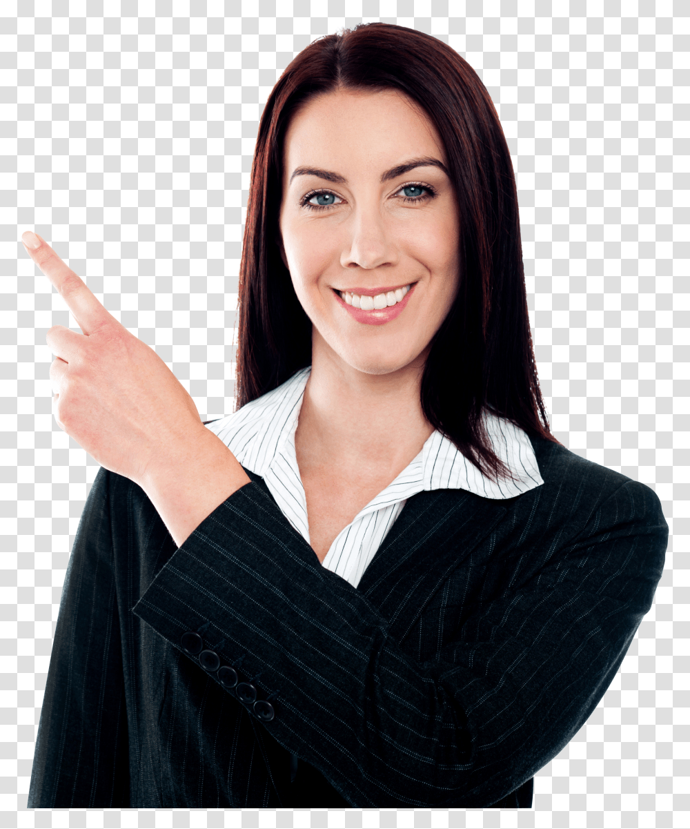 Women Pointing Left Free Commercial Use Images Transparent Png