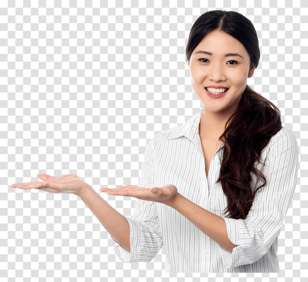 Women Pointing Left Image Transparent Png