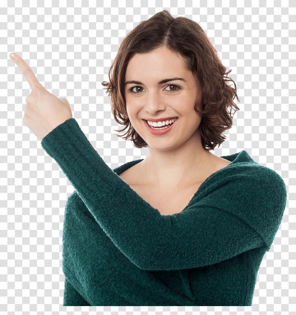 Women Pointing Left Royalty Free Image Royalty Free Images Women Transparent Png