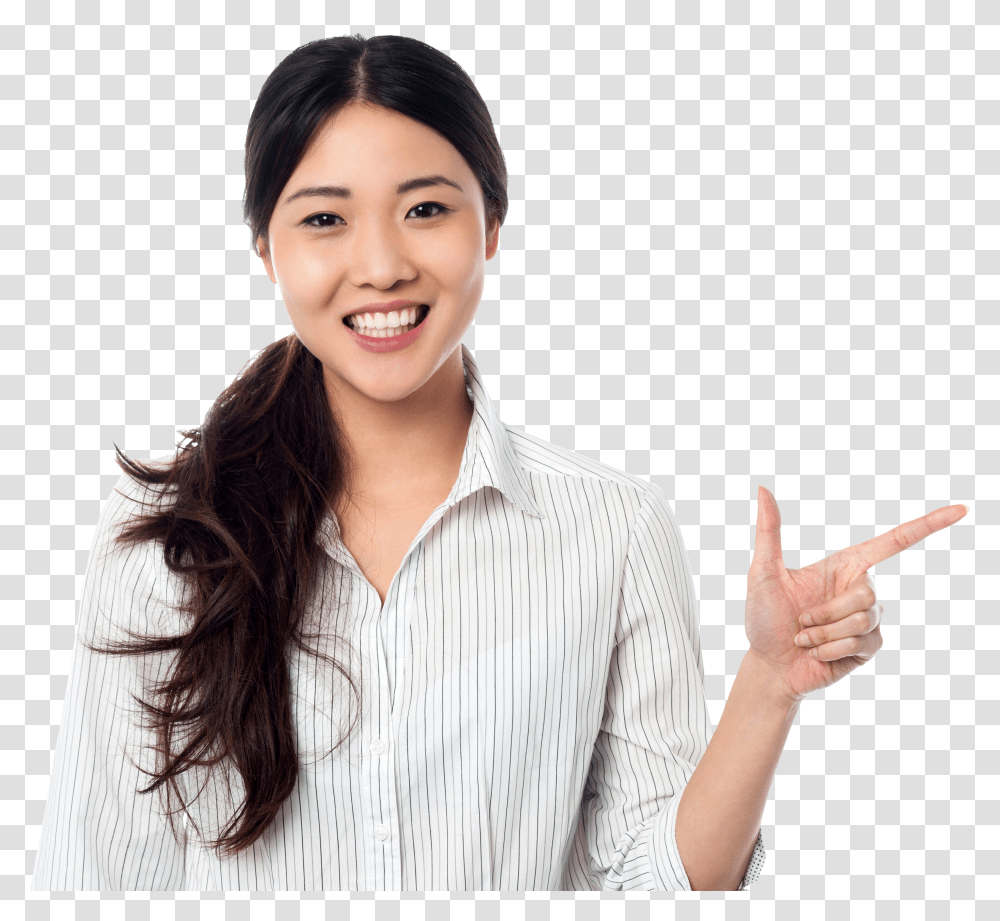 Women Pointing Right Royalty Free Woman Pointing Right Transparent Png