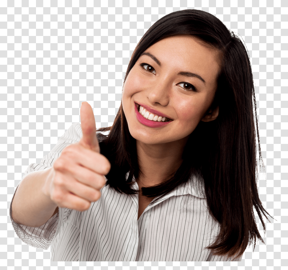 Women Pointing Thumbs Up Royalty Free Image Transparent Png