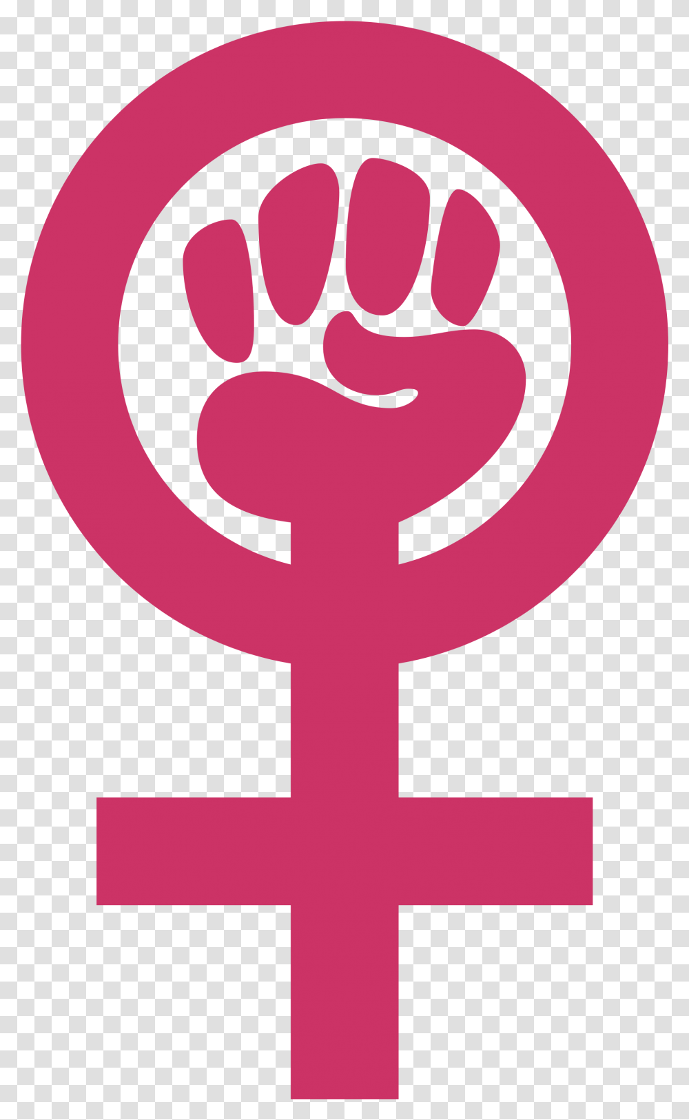 Women Power Symbol, Hand, Cross, Fist Transparent Png