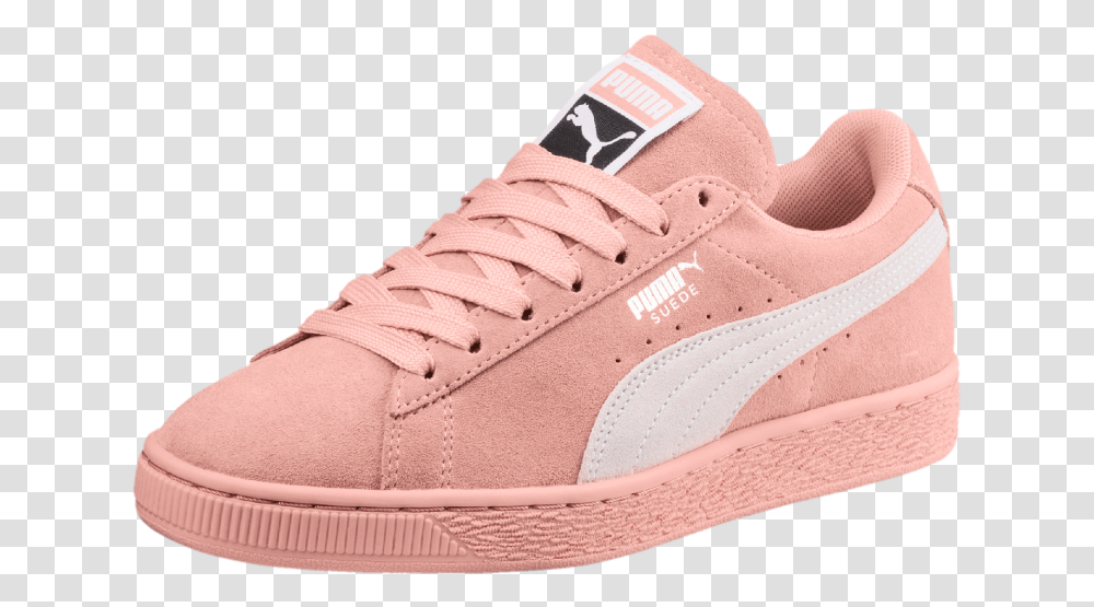 Women Puma Suede Classic Wns Pink Womens Pink Suede Puma Classic, Shoe, Footwear, Clothing, Apparel Transparent Png