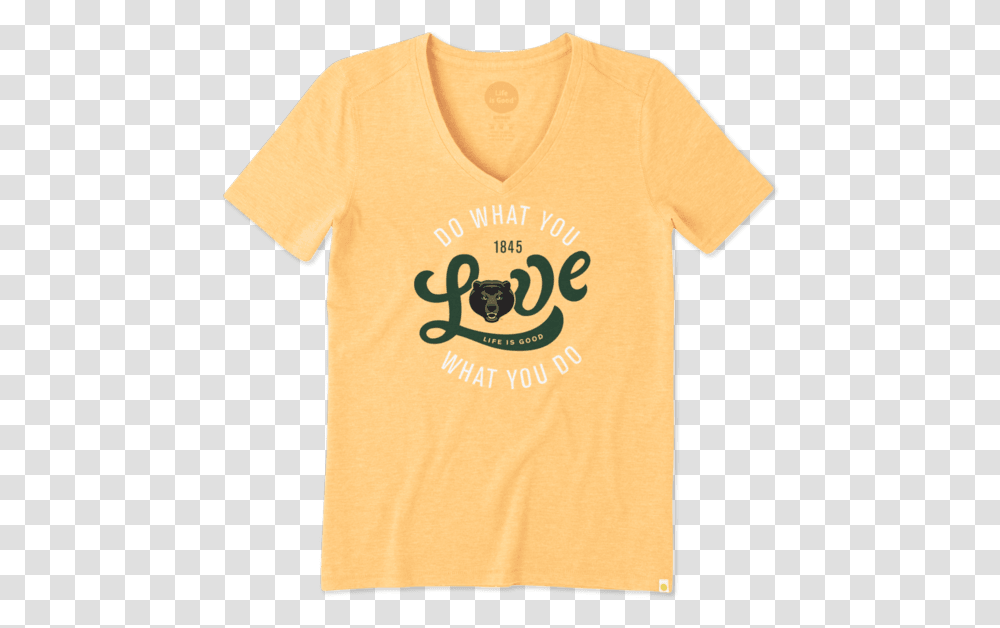 Women's Baylor University Do What You Love Cool Vee Shirt, Apparel, T-Shirt, Sleeve Transparent Png