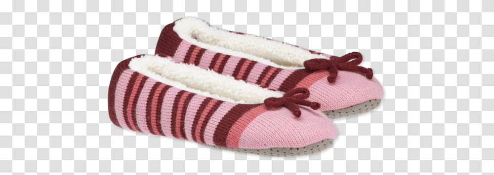 Women's Cozy Ballet Slippers Slip On Shoe, Apparel, Rug, Knitting Transparent Png