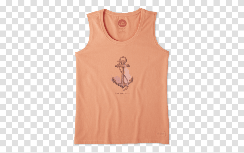 Women's Find Your Anchor Crusher Scoop Tank Active Tank, Apparel, Blouse, Lizard Transparent Png