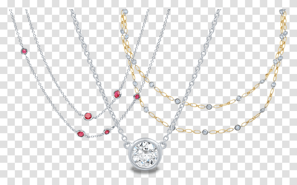 Women's Gold And Diamond Necklaces Chain, Jewelry, Accessories, Accessory, Pendant Transparent Png